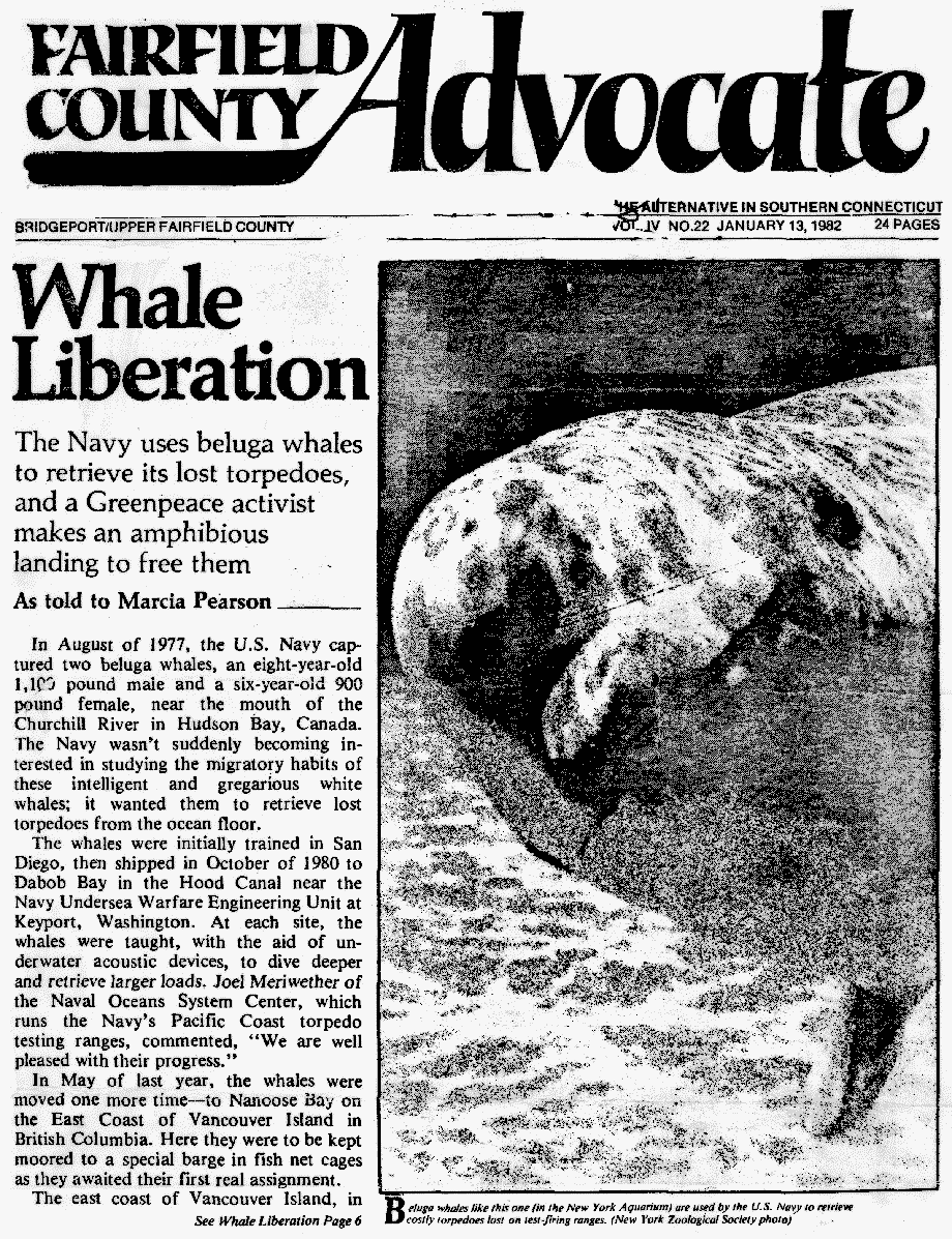 greenpeace cover spring 1982