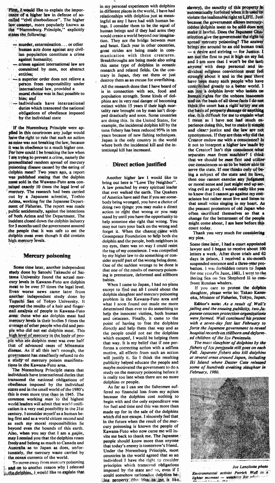 save the dolphins patrick wall 2